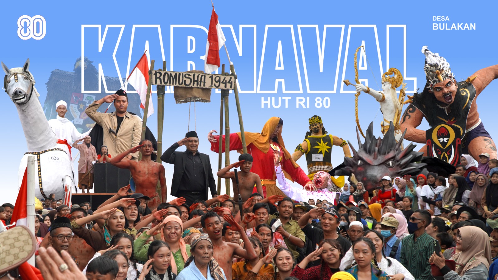 Meriah dan Penuh Makna: Karnaval Bulakan Angkat Tema Perjuangan dan Budaya Nusantara